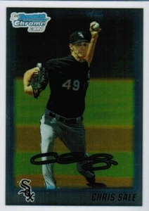 Lotto di (10) Chris Sale BRAVES 2010 1° Bowman Chrome #BDPP92 Rookie Card rC - Foto 1 di 1