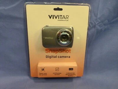 Nueva cámara digital Vivitar Snapshot con batería recargable de iones de litio Foto 1 de 3