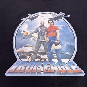 Camicia vintage Iron Eagle film 1986 ferro su piccola - Foto 1 di 5