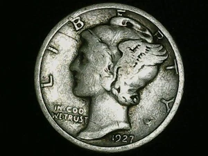 1927 P Mercury Dime 10c - 90% Silver US Dime FREE SHIPPING ANDD TRACKING - Bild 1 von 4
