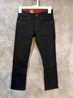 Levi 511 Niños Vaqueros 8 Juveniles Slim Flex Elástico Negro Nuevo Foto 1 de 4