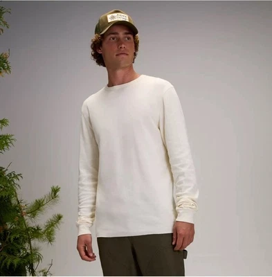 Alpine Design Men's Long Sleeve Shirt (Off White) - NWT Large - Image 1 of 4