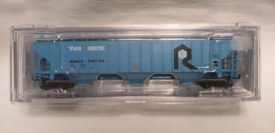 The Rock 13273 Hopper N-scale SPECIAL RUN train PACIFIC WESTERN RAIL SYSTEMS - Image 1 of 4