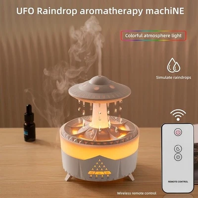 Rain Cloud Humidifier Water Drip with Adjustable LED Lights White Nois - Image 1 of 4