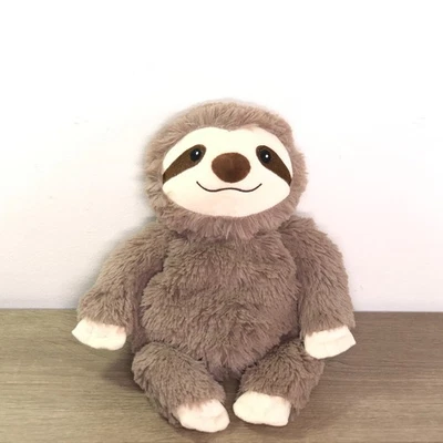 Warmies Sloth Plush Stuffed Animal Toy Microwave Weighted Heat Cold Therapy 12" - Image 1 of 4