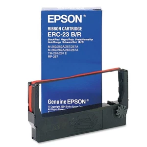 Epson ERC-23 Ribbon Farbband C43S015362, Schwarz / Rot für Epson M-260 - Afbeelding 1 van 1