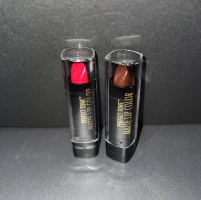 NUEVO Color de labios mate perfecto Black Radiance Mod Mocha 5124 y alfombra roja 5123 Foto 1 de 4