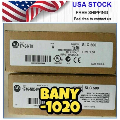 New Factory Sealed A-B 1746-NT8 SER A SLC 500 Thermocouple Input Module 1746NT8 - Image 1 of 3