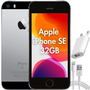 Apple iPhone SE 32GB Szary | NOWA BATERIA 100% | A- - Zdjęcie 1 z 8
