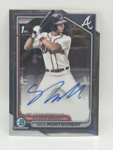 2024 Bowman Draft Chrome Prospect Auto Nick Montgomery #CPA-NMO Auto - Picture 1 of 2