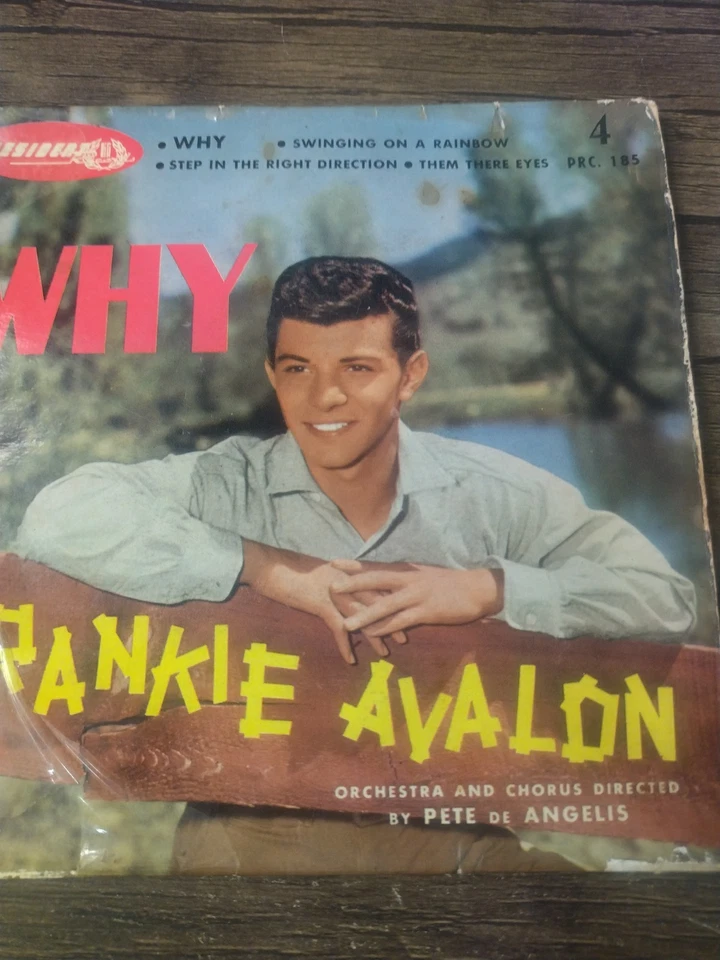 Frankie Avalon . Why . 45 Tours EP . Président France - Photo 1/2