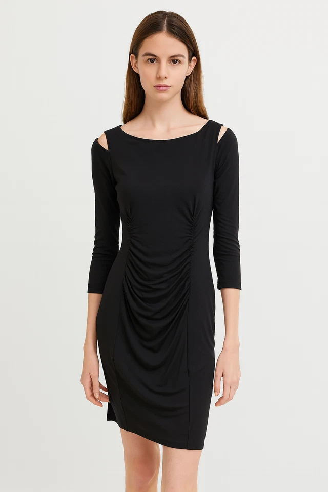Isabella Oliver maternity Stretch Jersey dress sz 4 black long sleeve CLEARANCE - Изображение 1 из 4