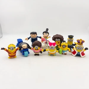 Despicable Me Minions Figures Lot of 10 McDonald’s Toys Gru Agnes Unicorn - Picture 1 of 13