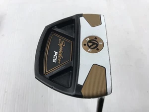 TaylorMade Spider FCG BLACK/WHITE SINGLE BEND RH Putter 34in  494g 1550 - Picture 1 of 6
