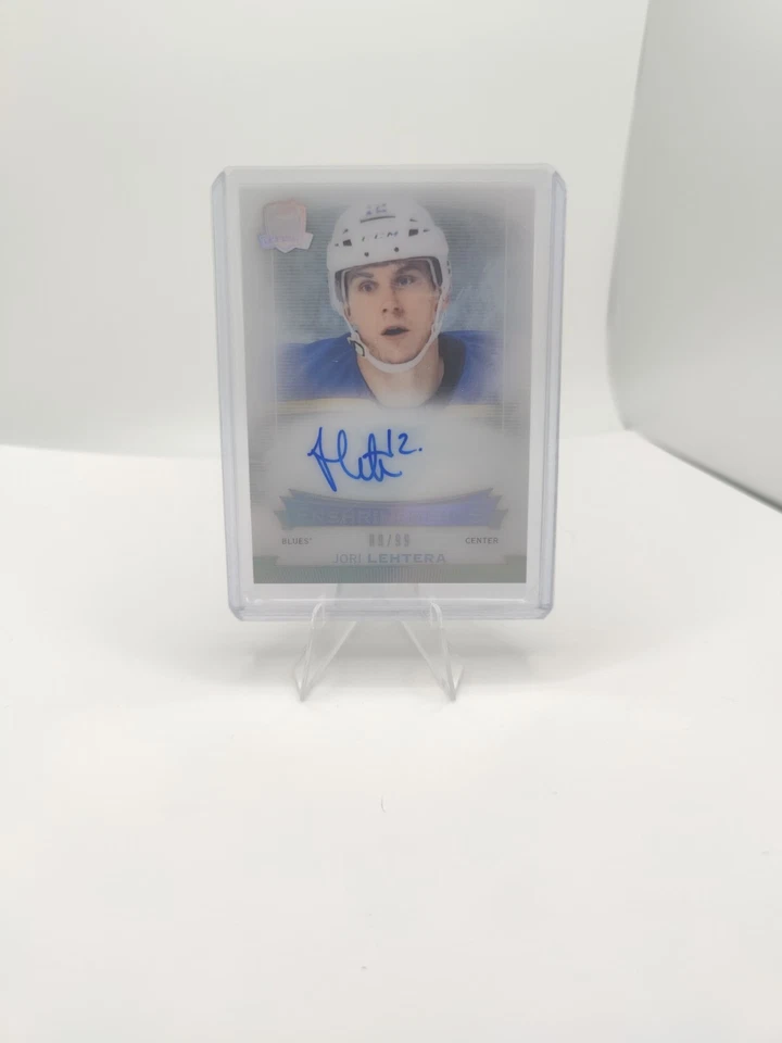 2014-15 Upper Deck The Cup - Enshrinements #E-JL Jori Lehtera 89/99 (AU, RC) - Image 1 of 2