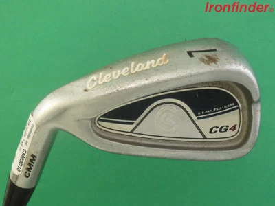 Cleveland CG4 Single 7 Iron Steel Shaft Stiff Flex Mens LEFT HANDED Good Cond - Image 1 of 4