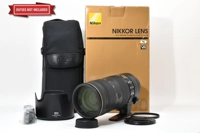 Lente Nikon AF-S NIKKOR 70-200 mm f/2,8E FL ED VR [excelente como nueva en caja] de JAPÓN Foto 1 de 4