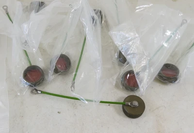 ESC D38999/33W13R Circular MIL Especificación Tapa Antipolvo con Cable, Lote de 8, Conector MIL Foto 1 de 4