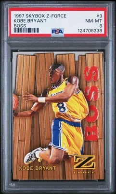 Kobe Bryant 1997 Skybox Z-force Boss ¡PSA 8! *¡RECIÉN GRADUADO! *2º AÑO BELLEZA Foto 1 de 2