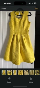 Oasis Women's Yellow Dress - Picture 1 of 7