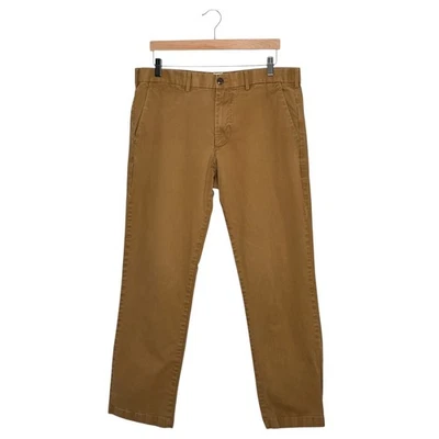 Pantalones chinos GAP para hombre caquis 36x32 calce recto marrón caramelo tostado dorado Foto 1 de 4