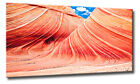 Leinwand Bild Abstrakt USA Wave Rot Sandstein Natur XXL