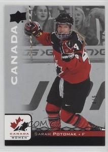 2017 Upper Deck Team Canada Juniors Black /5 Sarah Potomak #21