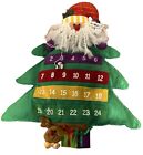 Puffy Felt Christmas Countdown Advent Calendar Tree Pockets Moving Candy Cane #2