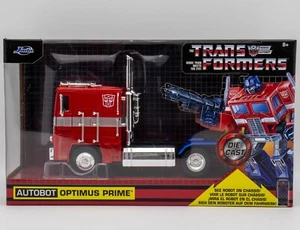 Jada Toys THE TRANS FORMERS Autobot Optimus Prime 2022 pressofuso 1/24 #99524 nuovo - Foto 1 di 6