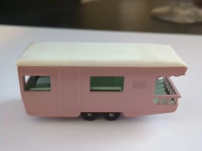 Lesney 1965 "Matchbox Series" #23-D remolque rosa caravana (6) Foto 1 de 4