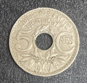 1919 Frankreich 5 Centimes RF - Bild 1 von 4