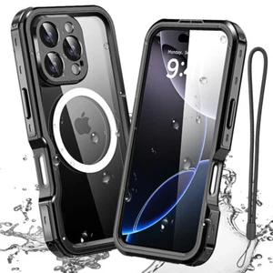 Funda impermeable a prueba de golpes a prueba de caídas resistente para iPhone 16 Pro Max 16 - Imagen 1 de 26