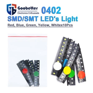 SMD/SMT Surface Mounted LED's Light-0402- (Red, Blue, Green, Yellow, White) Kits - Picture 1 of 11