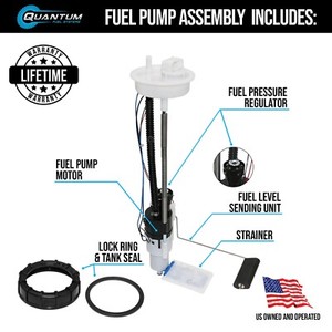 QFS 340LPH Drop-In Fuel Pump Assembly For 1997-2000 Chevy S10 - E85/Flex Fuel LSX Swap Ready