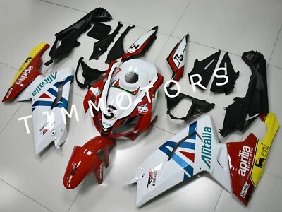 For Aprilia RS125 2007-2010 Kit White Red ABS Injection Mold Bodywork Fairings — 第 1/4 张图片