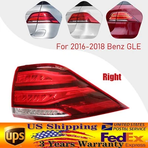 For 2016 2017 2018 Mercedes-Benz GLE400 Tail Light Lamp Passenger Side RH - Picture 1 of 15