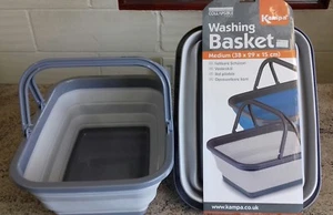 Kampa Compact Collapsible Washing Basket with Handles - Caravan, Motorhome, etc. - Picture 1 of 1