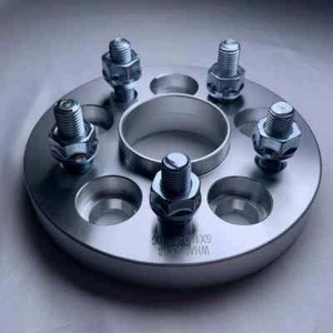 2pcs 44mm ET Widened Wheel Adapters PCD 5x108 Hubcentric 63.4mm Studs M12x1.5 - Picture 1 of 6