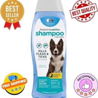 Шампунь от блох и клещей для собак Sergeant's Guardian чистый хлопок аромат 18 унций - Изображение 1 из 4
