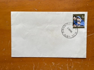 1965 AUSTRALIA CHRISTMAS FDC BY PRIVATE MAKER - image 1 of 2