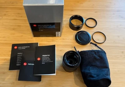 lente leica 75mm f2.4 summeit-m Foto 1 de 4
