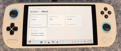 AYANEO 6800 White AMD Ryzen 7 6800U 16GB RAM 1TB SSD - Image 1 of 4