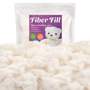 7.06oz Cotton Stuffing, Natural Cotton Filling for Stuffed Animals, Stuffing ... - Picture 1 of 7