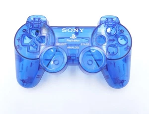 OEM Sony PlayStation PS2 Ocean Blue Dualshock 2 Controller Housing Set - Photo 1/2