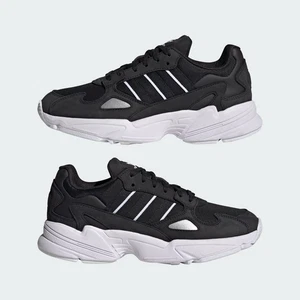 adidas Originals Falcon W Core Black Footwear White Women Casual Shoes IG8301 - Picture 1 of 6