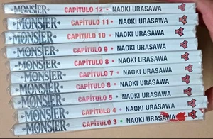 POSTEN 12 MONSTER LARP BÜCHER IVREA SPANISCH ESPAÑOL NAOKI URASAWA NUR EINMAL LESEN - Bild 1 von 3