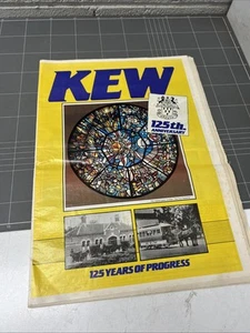 VINTAGE NEWSPAPER CITY OF KEW 125 YEARS SPECIAL SOUVENIR STILLWELL FORD 1985 - Bild 1 von 15