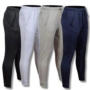 Mens Slim Fit Bottom Sweat Pant Jogger Jogging Trousers Track Gym Boys Tracksuit - Picture 1 of 15