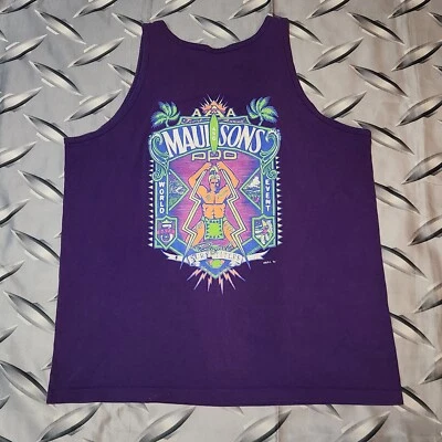VTG 1994 Maui & Sons Surf Contest Tank Top Size XL *Fits L* Single Stitch USA - Image 1 of 4