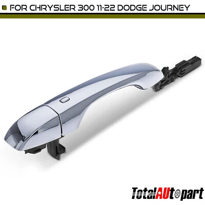 Manija de puerta exterior cromada para Chrysler 300 Dodge Journey lado del pasajero delantero Foto 1 de 4